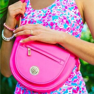 Lilly Aura Pink Crossbody Bag